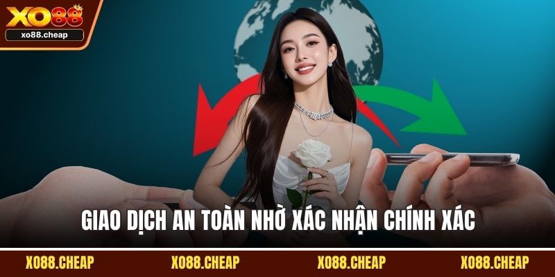 Rút tiền XO88 Giao dịch an toàn nhờ xác nhận chính xác